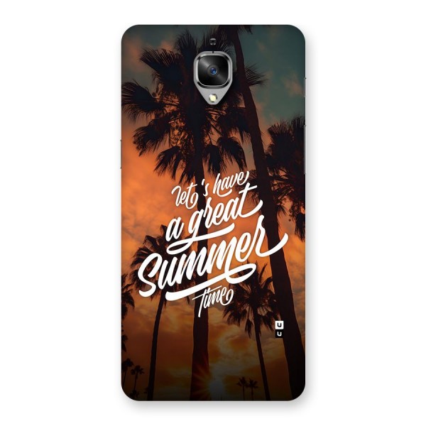 Great Summer Back Case for OnePlus 3T