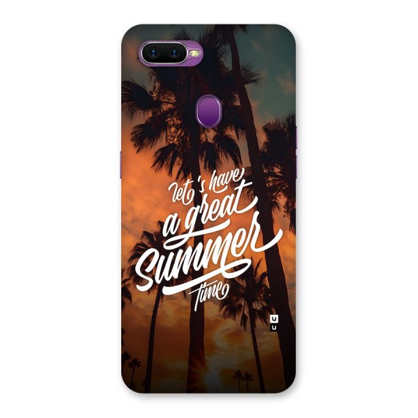 Great Summer Back Case for Oppo F9