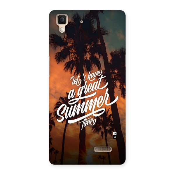 Great Summer Back Case for Oppo R7