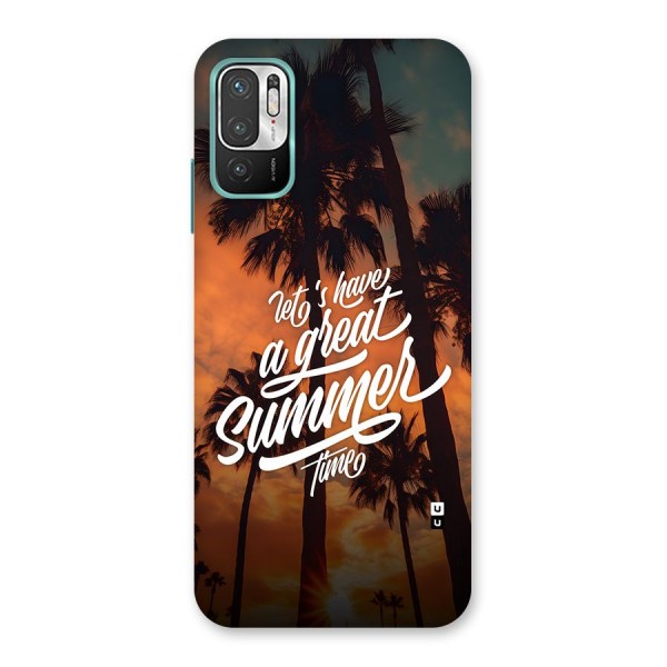 Great Summer Back Case for Redmi Note 10T 5G