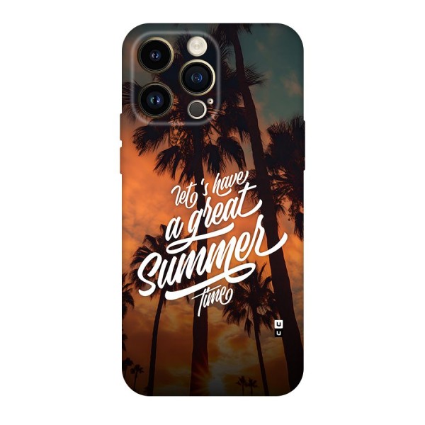 Great Summer Back Case for iPhone 14 Pro Max