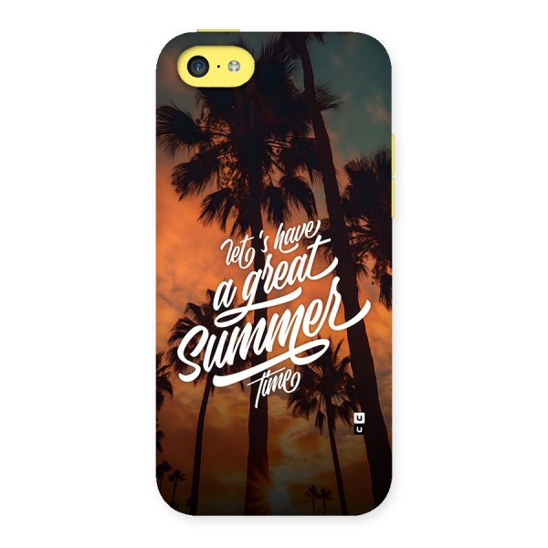 Great Summer Back Case for iPhone 5C