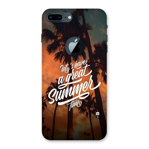 Great Summer Back Case for iPhone 7 Plus Logo Cut