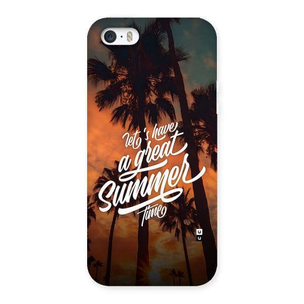 Great Summer Back Case for iPhone SE 2016