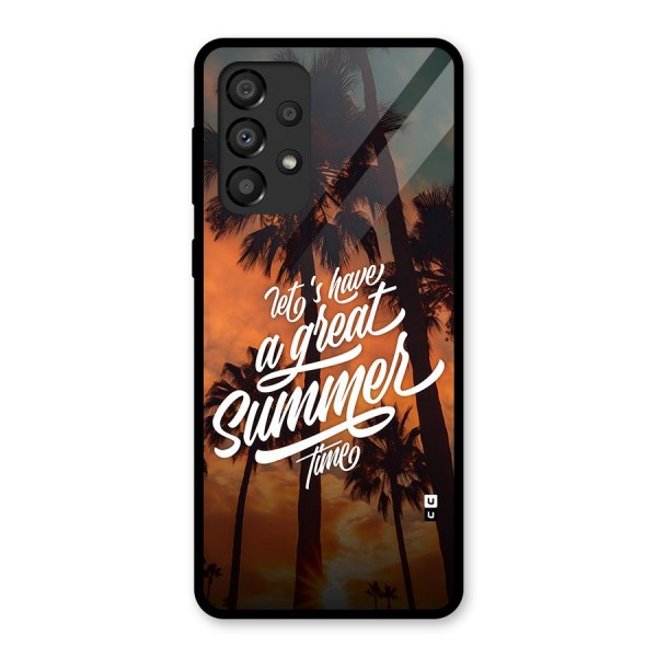 Great Summer Glass Back Case for Galaxy A33 5G