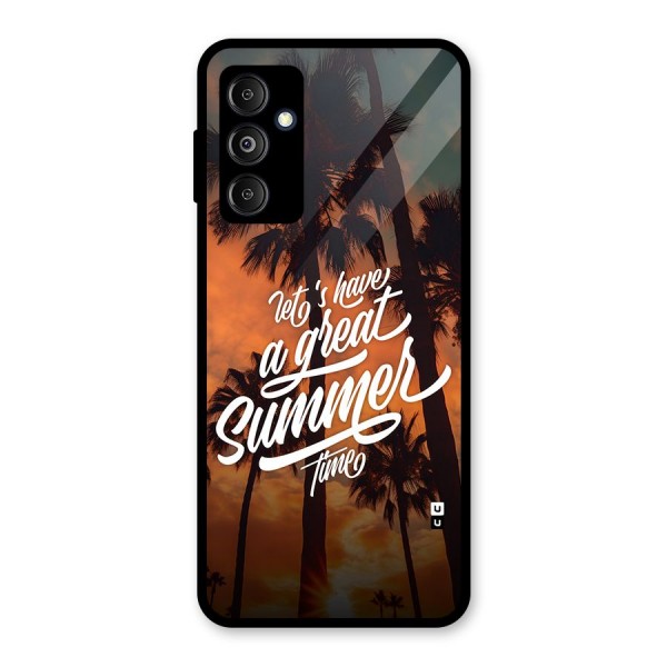 Great Summer Glass Back Case for Galaxy M14 5G