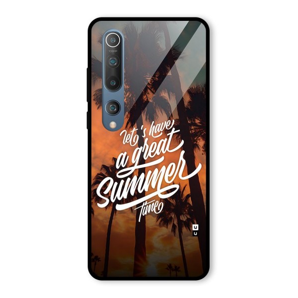 Great Summer Glass Back Case for Mi 10