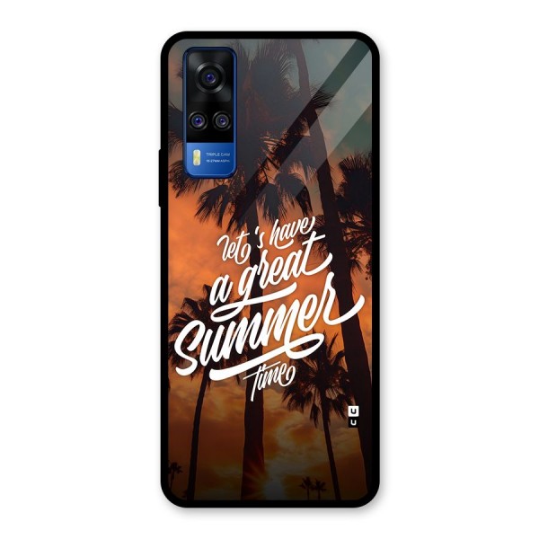 Great Summer Glass Back Case for Vivo Y51