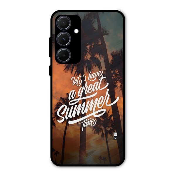 Great Summer Metal Back Case for Galaxy A35