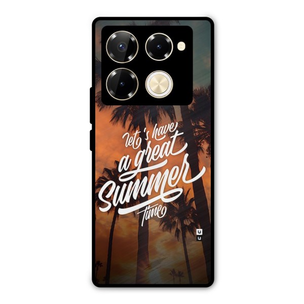 Great Summer Metal Back Case for Infinix Note 40 Pro Plus