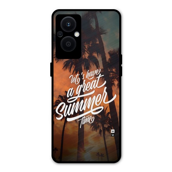 Great Summer Metal Back Case for Oppo F21s Pro 5G