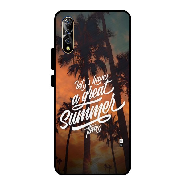 Great Summer Metal Back Case for Vivo S1