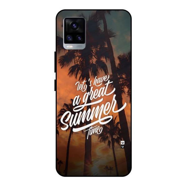 Great Summer Metal Back Case for Vivo V20