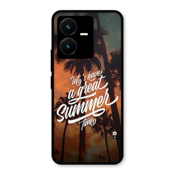 Great Summer Metal Back Case for Vivo Y22