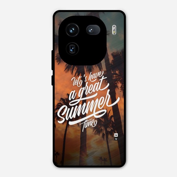 Great Summer Metal Back Case for iQOO 12