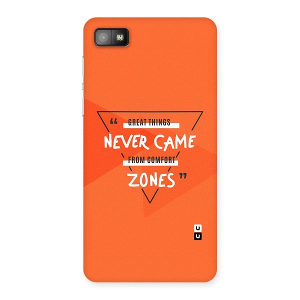 Great Things Comfort Zones Back Case for Blackberry Z10