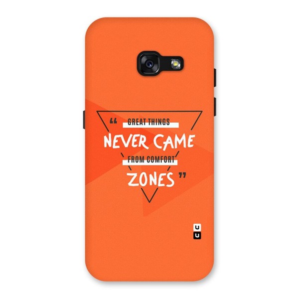 Great Things Comfort Zones Back Case for Galaxy A3 (2017)