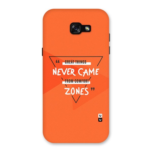 Great Things Comfort Zones Back Case for Galaxy A7 (2017)