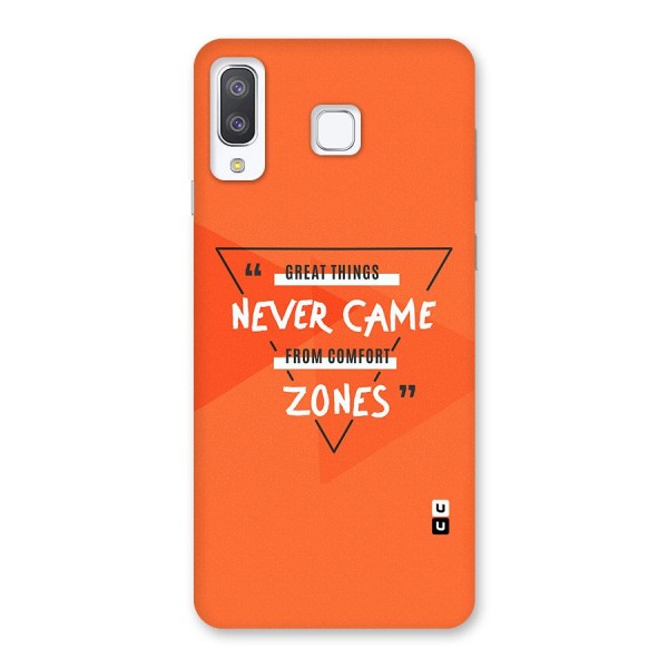 Great Things Comfort Zones Back Case for Galaxy A8 Star