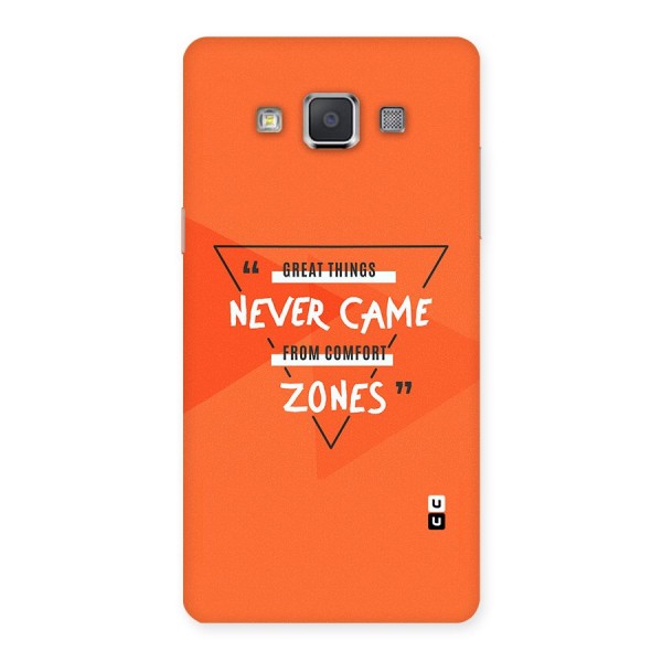 Great Things Comfort Zones Back Case for Galaxy Grand 3