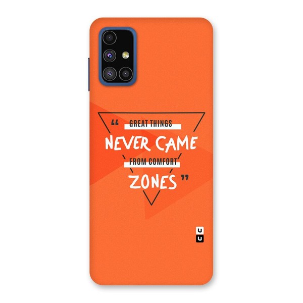 Great Things Comfort Zones Back Case for Galaxy M51