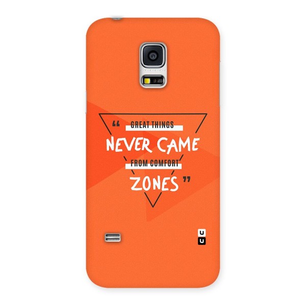Great Things Comfort Zones Back Case for Galaxy S5 Mini