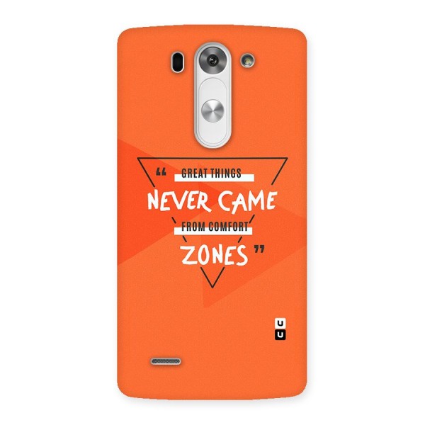 Great Things Comfort Zones Back Case for LG G3 Mini