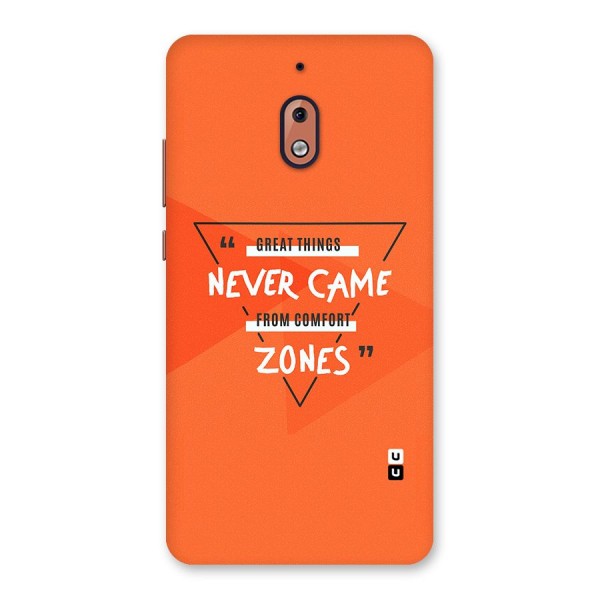 Great Things Comfort Zones Back Case for Nokia 2.1