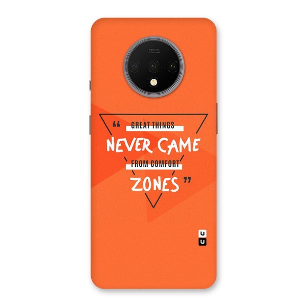 Great Things Comfort Zones Back Case for OnePlus 7T