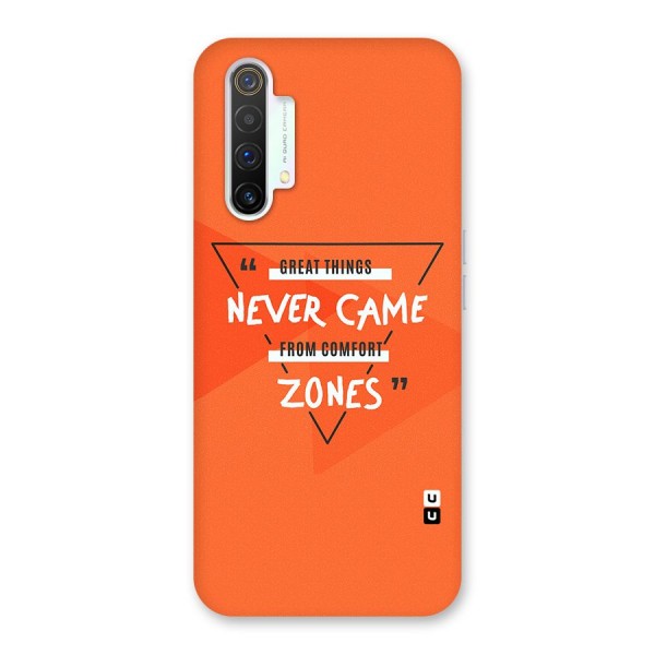 Great Things Comfort Zones Back Case for Realme X3