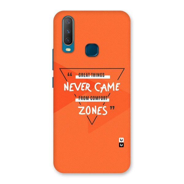 Great Things Comfort Zones Back Case for Vivo Y15