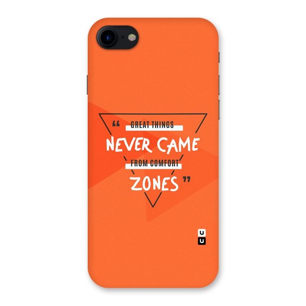 Great Things Comfort Zones Back Case for iPhone SE 2020