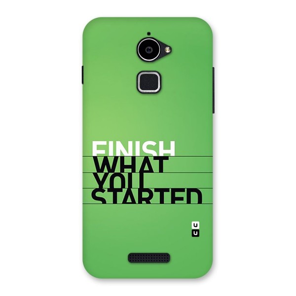 Green Finish Back Case for Coolpad Note 3 Lite