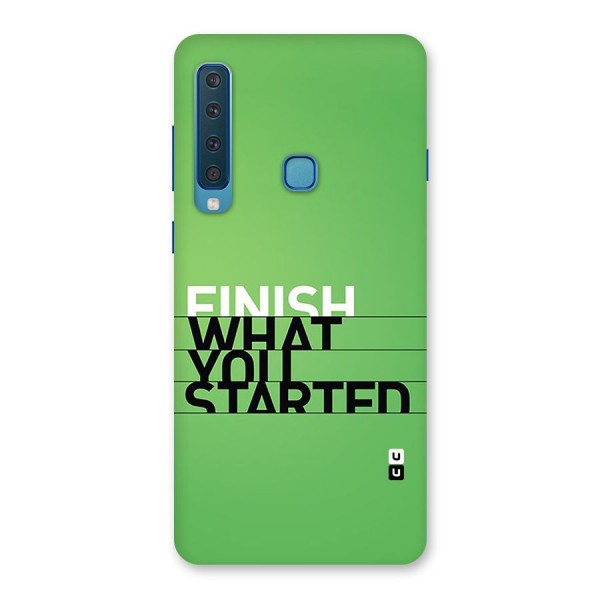 Green Finish Back Case for Galaxy A9 (2018)