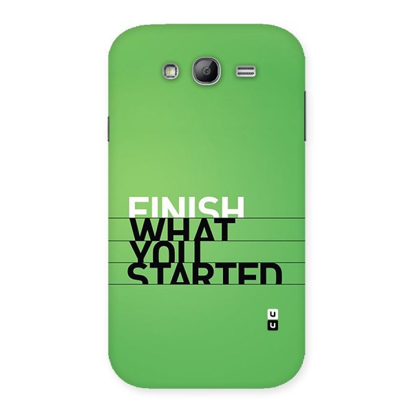Green Finish Back Case for Galaxy Grand Neo