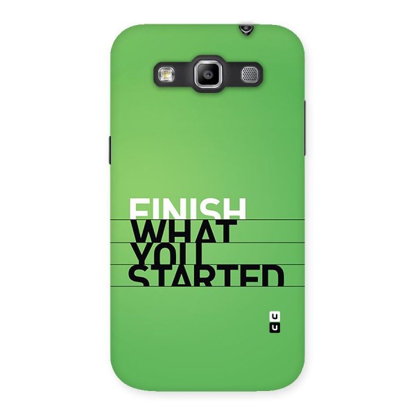 Green Finish Back Case for Galaxy Grand Quattro
