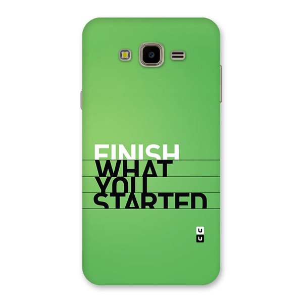 Green Finish Back Case for Galaxy J7 Nxt