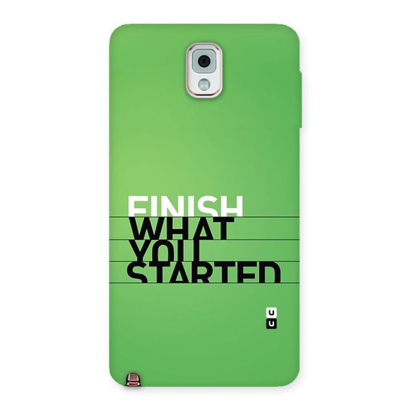 Green Finish Back Case for Galaxy Note 3