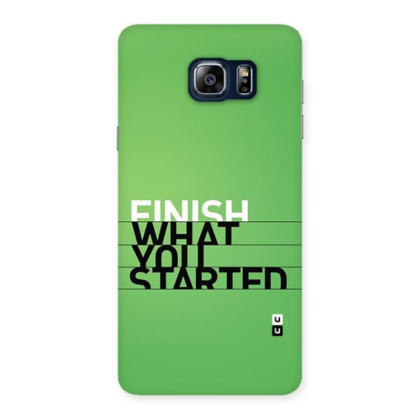 Green Finish Back Case for Galaxy Note 5
