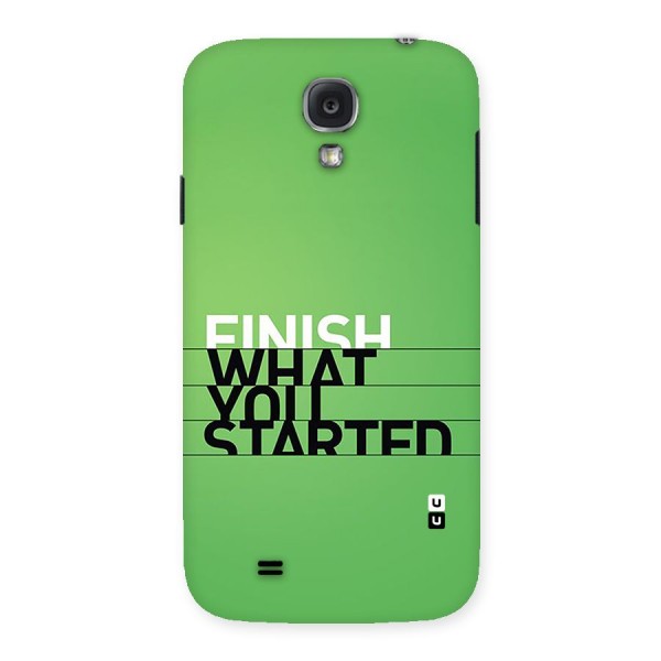 Green Finish Back Case for Galaxy S4