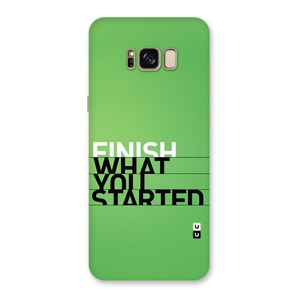 Green Finish Back Case for Galaxy S8 Plus