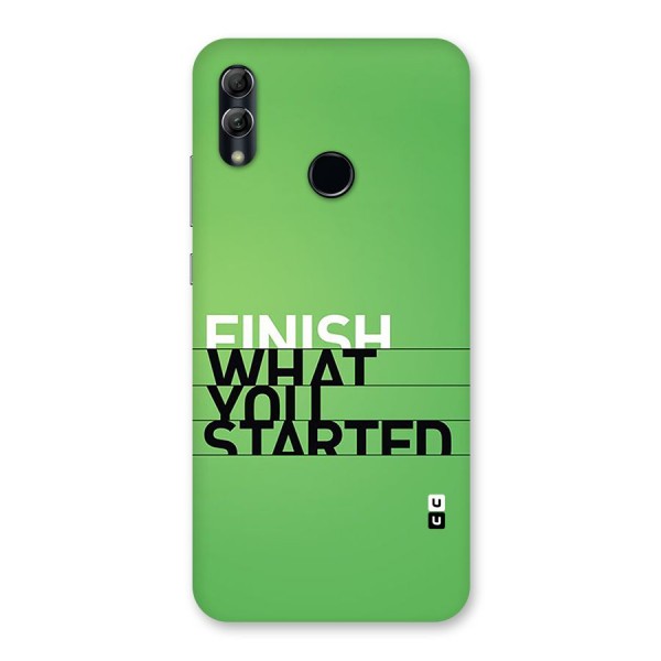 Green Finish Back Case for Honor 10 Lite