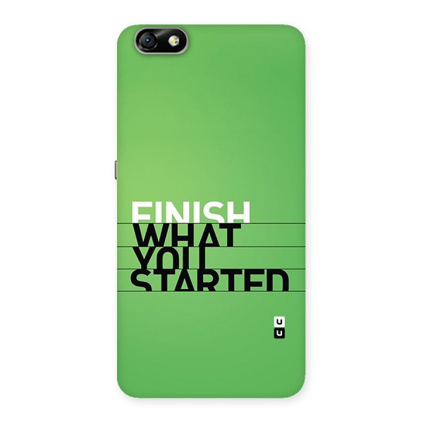 Green Finish Back Case for Honor 4X
