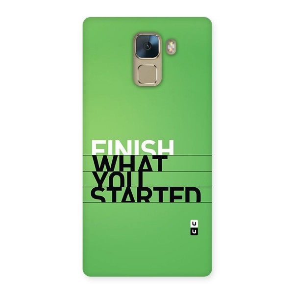 Green Finish Back Case for Honor 7