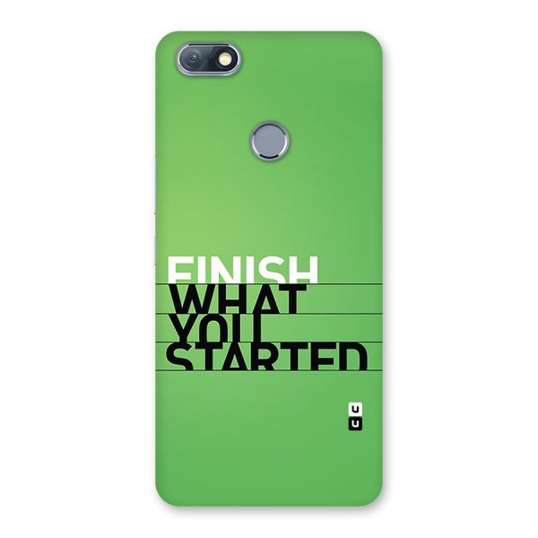 Green Finish Back Case for Infinix Note 5