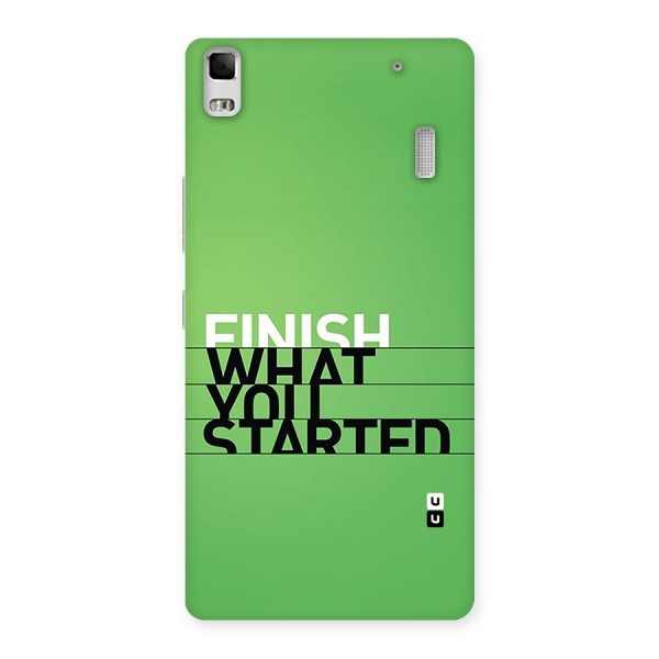 Green Finish Back Case for Lenovo K3 Note