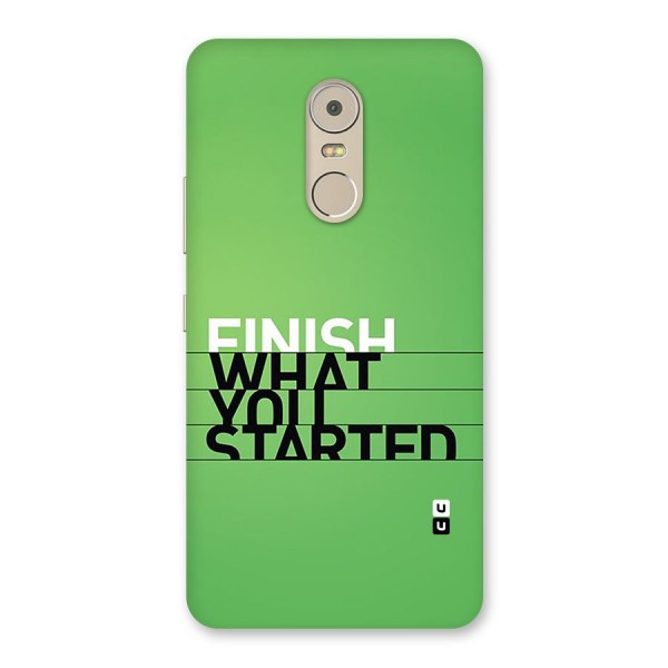 Green Finish Back Case for Lenovo K6 Note