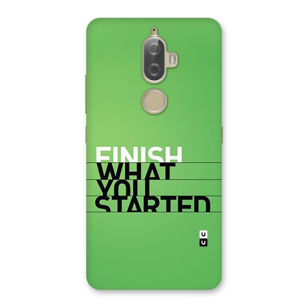 Green Finish Back Case for Lenovo K8 Plus