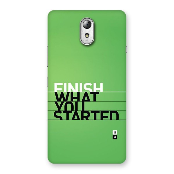 Green Finish Back Case for Lenovo Vibe P1M