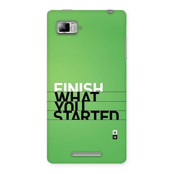 Green Finish Back Case for Lenovo Vibe Z K910